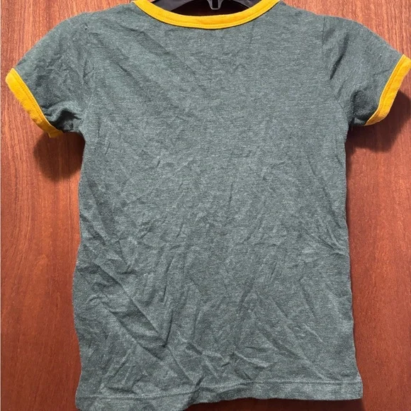 Green Bay Packers Girl's T-Shirt - Green & Yellow - Picture 5 of 5